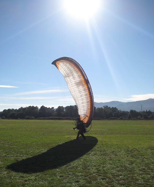 Dean Eldridge, piloto del equipo paramania