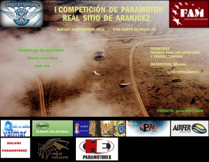 competición paramotor aranjuez 2012