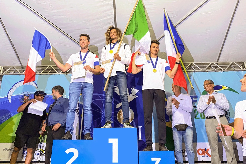 Mundial paramotor 2022 - podium PF1