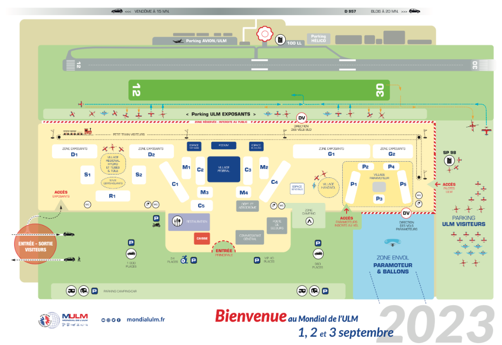 Mondial ULM Blois 2023 - Paramotor